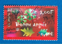 2000  N° 3363  BONNE ANNÉE  OBLITÉRÉ YVERT 0.50 € - Usati