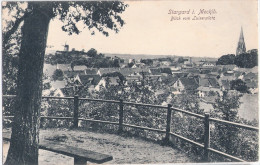 BURG STARGARD Mecklenburg Blick Vom Luisenplatz Windmühle Mill 26.11.1907 Gelaufen - Neubrandenburg