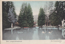 Allemagne - Bad Langenschwalbach - Am Kurparkweiher - Correspondance Militaire 1919 - Rheingau