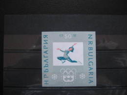 JO01  SC# 1317  Bulgarie Feuillet Souvenir Non Dentelé; Souvenir Sheet Imperf; MNH - Winter 1964: Innsbruck