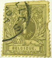Belgium 1884 Sleeping Lion 1c - Used - 1869-1888 Lying Lion