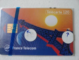 RARE : TOUR EIFFEL MINT CARD 120 UNITS WITH BLISTER - Errors And Oddities