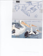 Animaux Oiseaux,  Goeland, Encart Double Volets Australie, Voir Scan - Pelicans