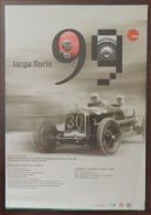 X MANIFESTO ORIGINALE 99 ANNO TARGA FLORIO AUTOSTORICHE 2005 ALFA ROMEO 33X48 B1 - Autosport - F1