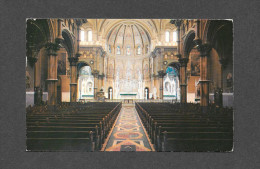 ATLANTIC CITY - NEW JERSEY - THE BEAUTIFUL INTERIOR OF THE SAINT NICHOLAS ROMAN CATHOLIC CHURCH - POSTMARKED 1955 - Sonstige & Ohne Zuordnung