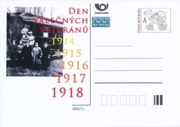 Czech Rep. / Postal Stat. (Pre2012/61) Veterans Day (November 11, 1918) - Guerre Mondiale (Première)