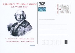 Czech Rep. / Postal Stat. (Pre2012/64) Christoph Willibald Gluck (1714-1787) German Composer Of Italian And French Opera - Postcards