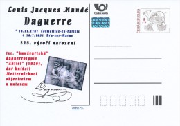 Czech Rep. / Postal Stat. (Pre2012/65) Louis-Jacques-Mande Daguerre (1787-1851) French Artist And Photographer - Postcards