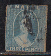 Natal Used, Three Pence, 3d.  As Scan - Natal (1857-1909)