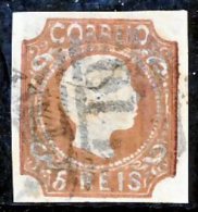 !										■■■■■ds■■ Portugal 1856 AF#10 ø K.Pedro Curled Hair 5 Réis VARIETY TYPE IX (x5216) - Used Stamps