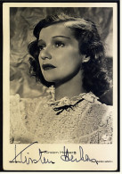 Autogramm Kirsten Heiberg Handsigniert  -  Portrait  -  Schauspieler Foto Nr. A 2688/2 Von Ca.1940 - Autographs