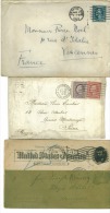 Entier Postal  Oblitération Chicago Du 7/2/1897et 2 Lettres De 1918 Lawton.Okla.F T.Sill Branch&Columbus Ohio 1922 - Cartas & Documentos