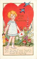 Saint-Valentin -  ** For My Valentine ** - CPA Gauffrée - Illustrateur - Carte En Très Bel état. - Saint-Valentin