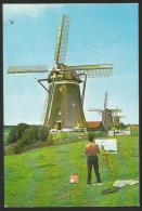 LEIDSCHENDAM Driegang Van De Driemanspolder Stepwise Pumping-mills 1985 - Leidschendam