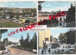 47 - ASTAFFORT - VUE GENERALE- LE PONT NEUF- ARRIVEE D' AGEN- LE GERS ET LA CHAUSSEE - Astaffort