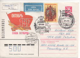 Brief, Russland, Luftpost - Brieven En Documenten