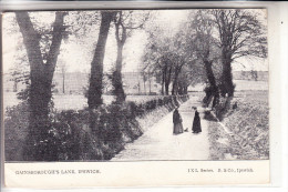 UK - ENGLAND - SUFFOLK - IPSWICH, Gainsborough's Lane, 1908 - Ipswich