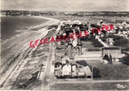 50 - BARNEVILLE SUR MER - VUE GENERALE AERIENNE DE LA PLAGE VERS CARTERET - Barneville