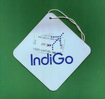 IndiGo 2012 - Baggage Tag / Used Bag Tag Stamped At CST Airport, Mumbai, India - As Scan - Baggage Etiketten