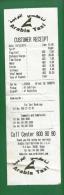 UAE / EMIRATES ARABES 2013 - Arabia Taxi , Dubai - Customer Receipt , Taxi Fare -  As Scan - Autres & Non Classés