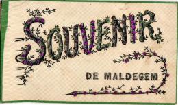 Maldegem  3Statiestr CP Kasteel & Park Dhondt  1908  Souvenir Met Pareltjes  1906 - Maldegem