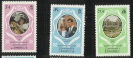 Dominica 1981 Royal Wedding MNH - Dominica (1978-...)