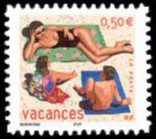 France Autoadhésif ** N°   35 Au Modèle 3578 - Vacances 03 - Mère Et Enfants Sur Leur Serviette De Plage - Nuovi