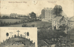 MORESNET - Salut De Moresnet - Asile De St Joseph Et Kreuzigungsgruppe - Circulé: 1910 - Blieberg