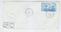 TAAF FDC FIRST DAY COVER 1974 - FDC