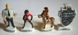 Lot 4 Fèves DISNEY PIXAR Et WARNER BROSS/ Porcelaine / TBE ! - Disney