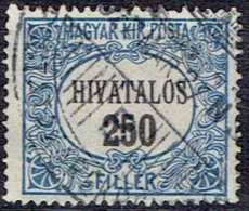 HUNGARY # STAMPS FROM YEAR 1921 STANLEY GIBBONS O432 - Service