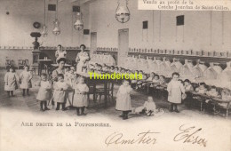 CPA  VENDU AU PROFIT DE LA CRECHE JOURDAN DE SAINT GILLES AILE DROITE DE LA POUPONNIERE - St-Gillis - St-Gilles