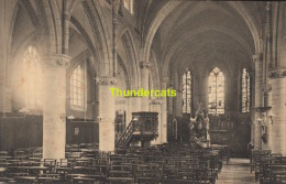 CPA  DILBEEK BINNENSTE VAN DER KERK INTERIEUR DE L'EGLISE - Dilbeek