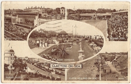 GB - E - Clacton-on-Sea - Multiview : Sunk Gardens,Band Pavilion, Marine Parade, Bathning Pool, Holland-on-Sea - Clacton On Sea
