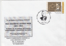 8260- AUGUSTIN MAIOR, MULTIPLE TELEPHONY, SPECIAL COVER, 2003, ROMANIA - Brieven En Documenten