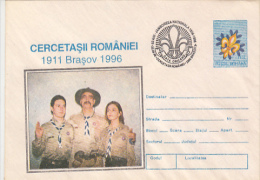 8366- SCOUTS, SCUTISME, NATIONAL JAMBOREE, COVER STATIONERY, 1996, ROMANIA - Briefe U. Dokumente