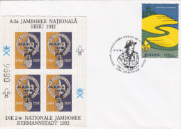 8369- SCOUTS, SCUTISME, NATIONAL JAMBOREE, SPECIAL COVER, 2001, ROMANIA - Lettres & Documents