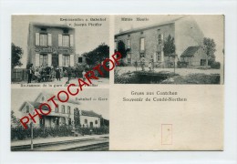 CONDE-NORTHEN-CONTCHEN-Ga Re-Moulin-Restaurant PFEIFFER-Animation-CP Multivues-Frankreich-Fran Ce-57-1909- - Boulay Moselle