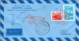 HUNGARY - 1971.Airmail Cover - Postal Service By Helicopter (Bus,Airplane)/Special Cancel:Eger Wine Region Mi 2282,1929 - FDC