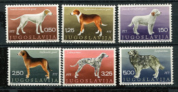 (cl 25 - P26) Yougoslavie  ** N° 1274 à 1279 (ref. Michel Au Dos) - Chiens - - Unused Stamps
