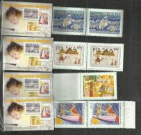 Carnet Booklet Markenheftchen Pologne Polen Poland 227 Tableaux Peintures 4versions - Booklets