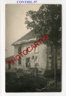 CONTHIL-Carte Photo Allemande-Guerre 14-18-1WK-Frankreich-France-57- - Chateau Salins