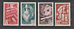Maroc  1950   N°288 à 291 . Neuf X X Série Compl. - Unused Stamps