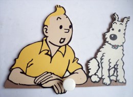 PORTE MANTEAU En Bois TROUSSELIER - TINTIN ET MILOU - El Arte De La Mesa