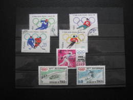 JO33   Olympiques Hiver, Lots 7 Timbres Oblitérés; Winter Olympic Games Lot Of 7 Used; - Winter 1964: Innsbruck