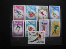 JO41  Lot 9 Timbres Oblitérés; Lot Of 9 Used; - Invierno 1980: Lake Placid