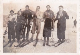 LE PLENAY - ( 3 Photos Anciennes 9 Cm X 6 Cm ) En Décembre 1937 - Morzine