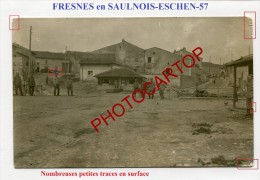 FRESNES En SAULNOIS-ESCHEN Le Chateau Salins-Carte Photo Allemande-Guerre 14-18-1WK-Frankreich-France-57- - Chateau Salins
