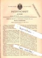 Original Patent - Edmond Bivort In Fontaine-l'Éveque , 1884 , Eisenbahnweiche , Eisenbahn , Weiche !!! - Fontaine-l'Eveque