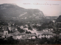 Cpa, 38, VOREPPE (Isère) , Vue Générale Et Le Bec De L ' Echaillon - Voreppe